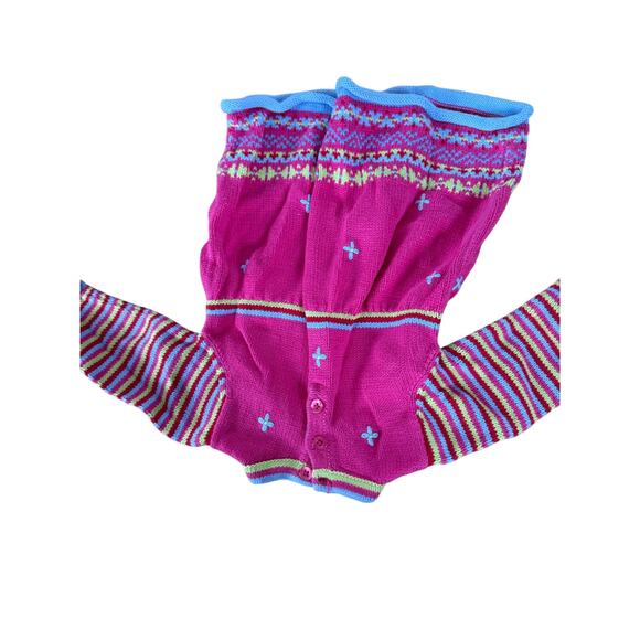 Hanna Andersson knit sweater dress youth colorful - Picture 5 of 5